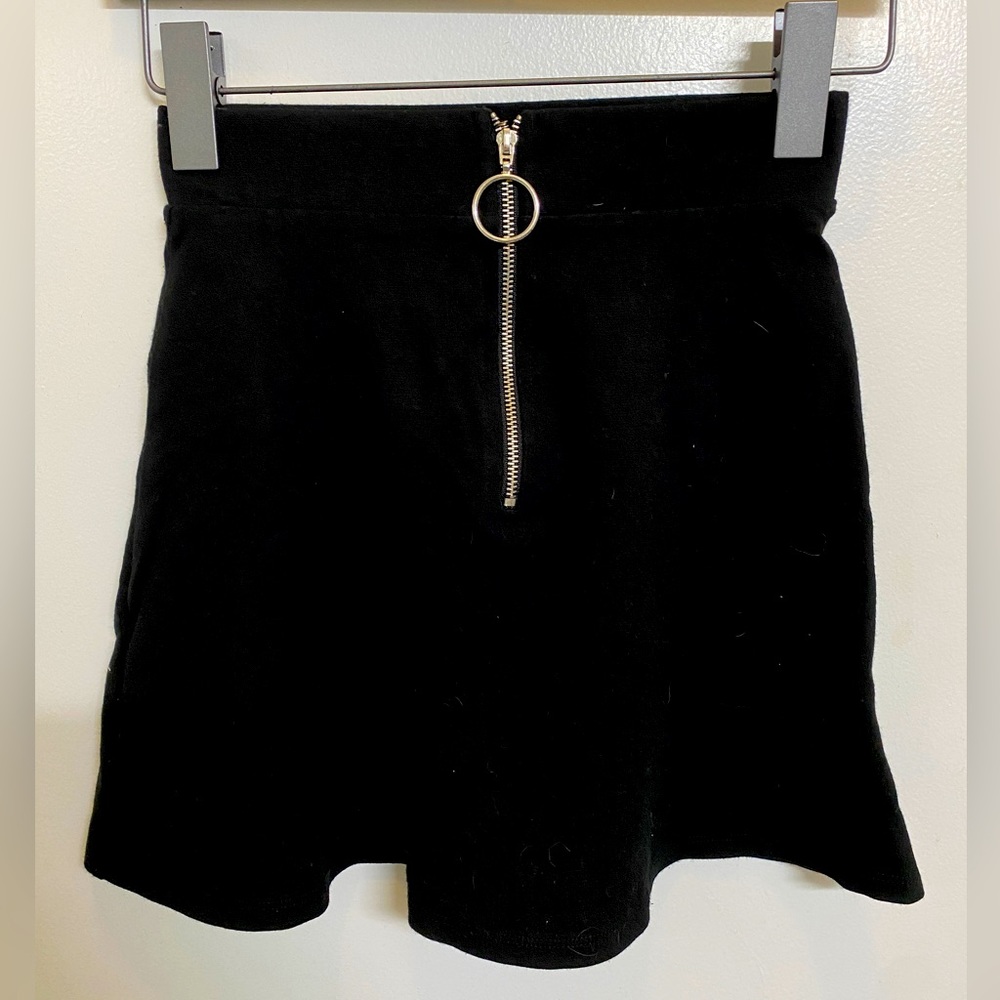 Forever21 Black Skater Skirt